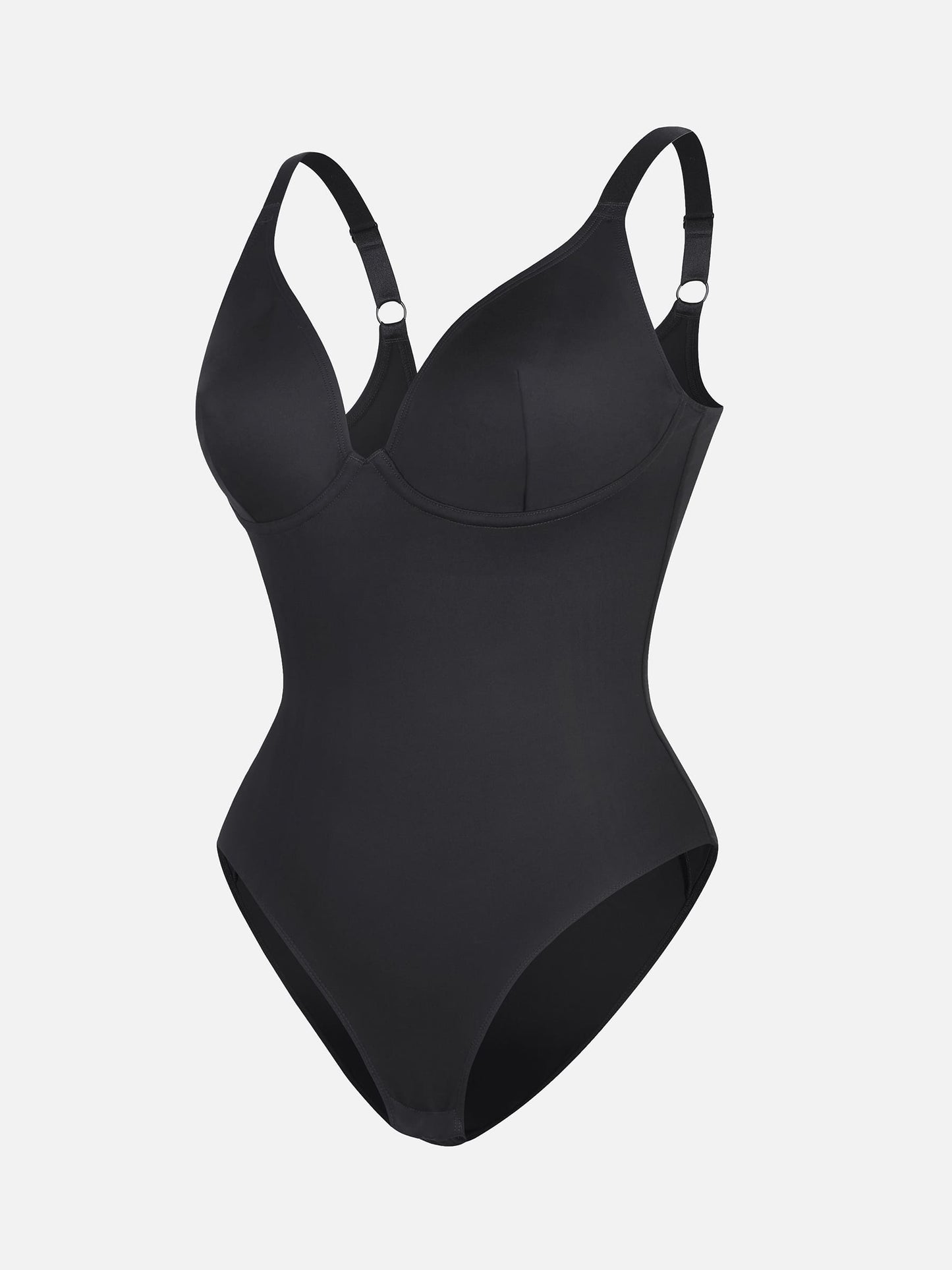 V Neck Tummy Control Shaping Bodysuit