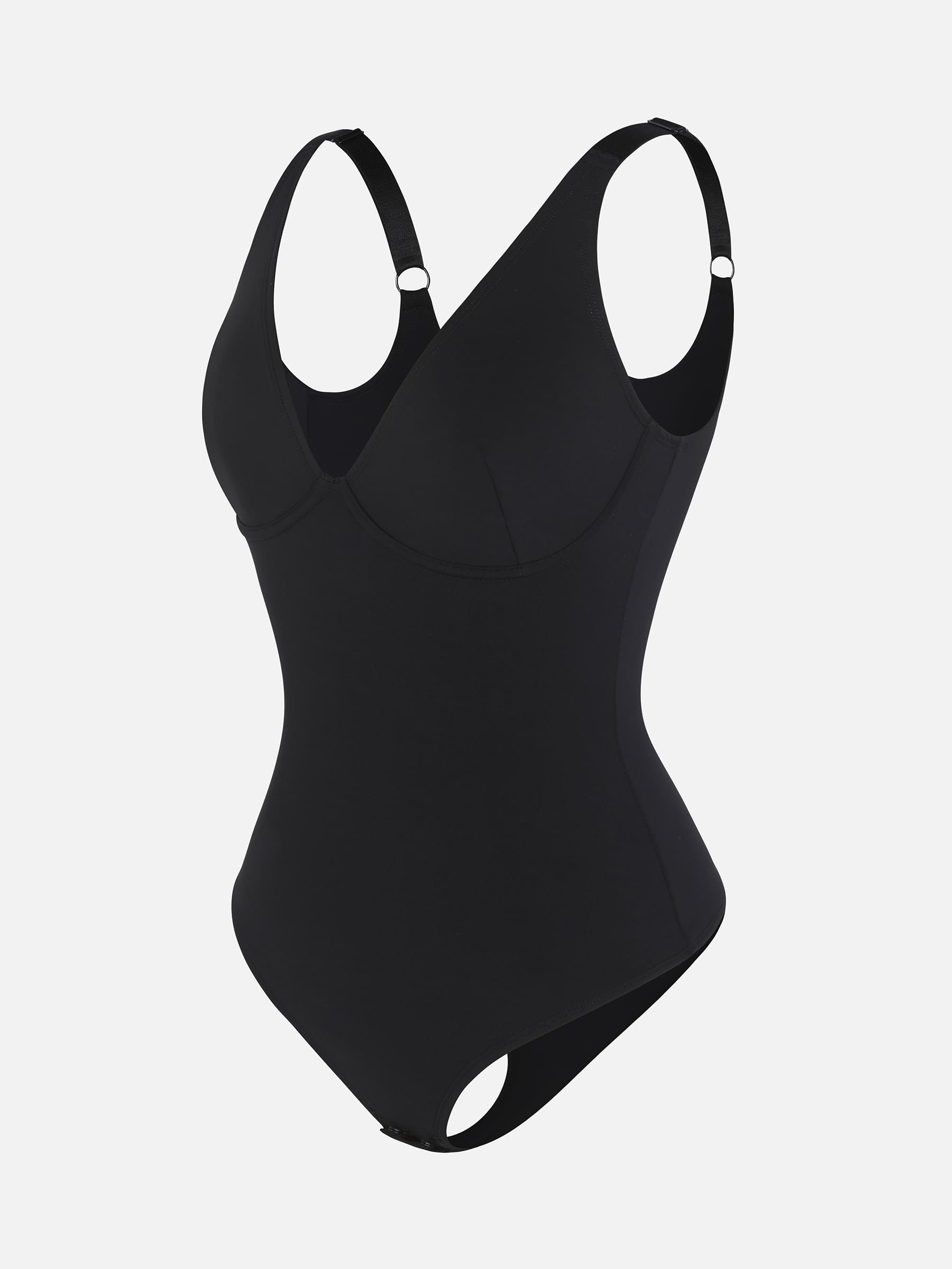 V Neck Tummy Control Shaping Bodysuit