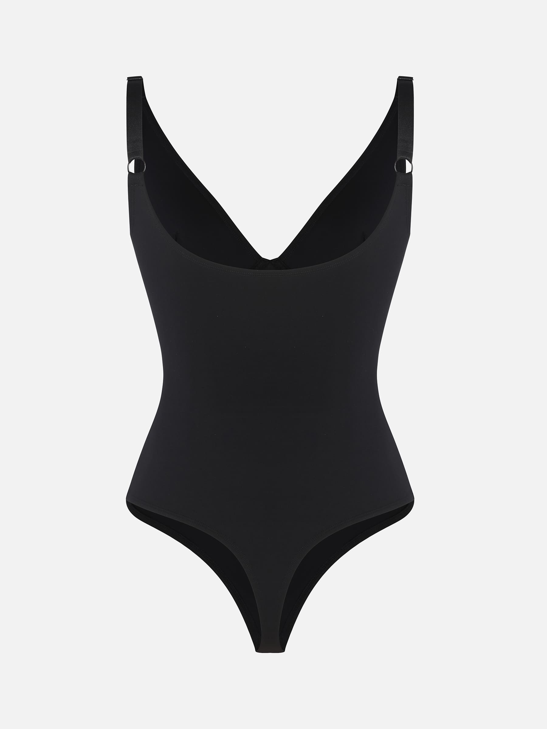 V Neck Tummy Control Shaping Bodysuit