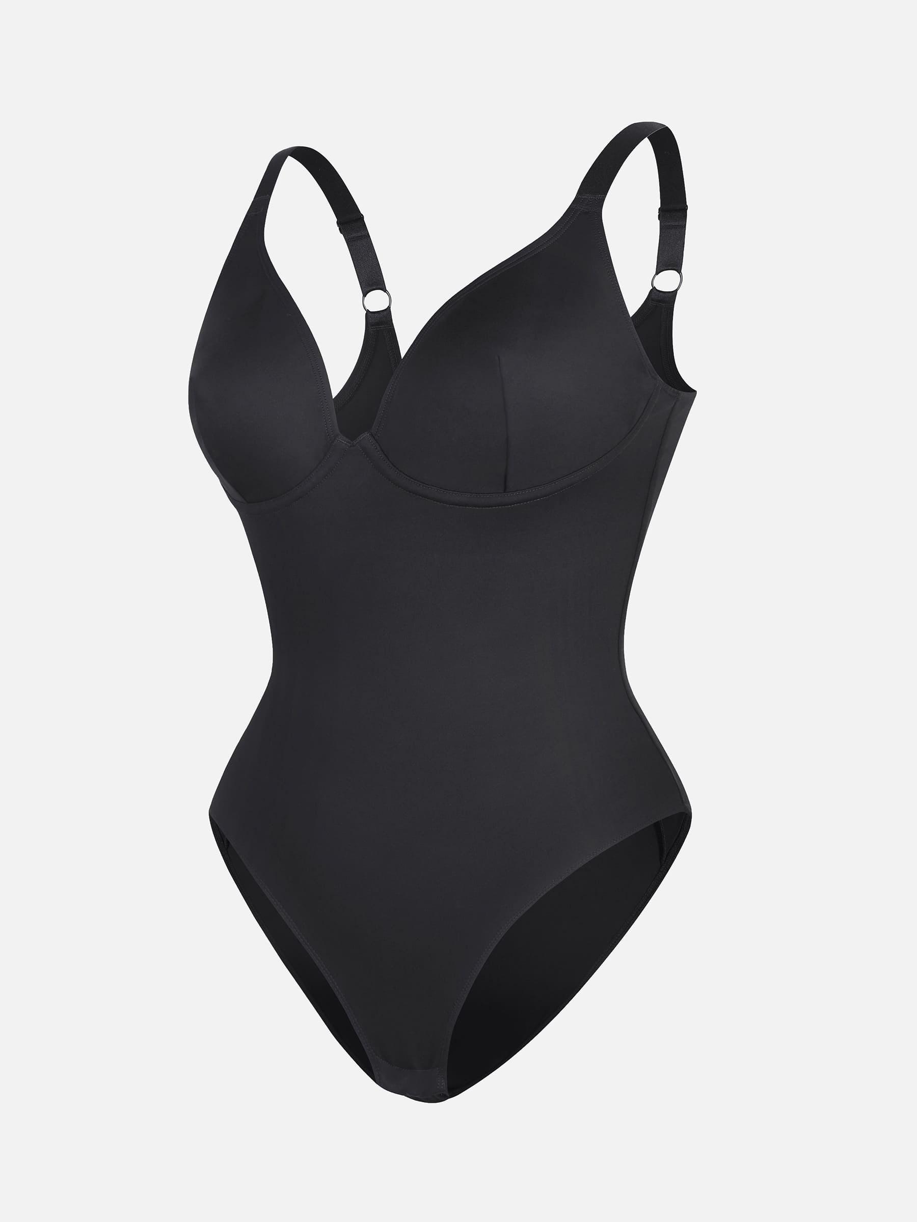 V Neck Tummy Control Shaping Bodysuit