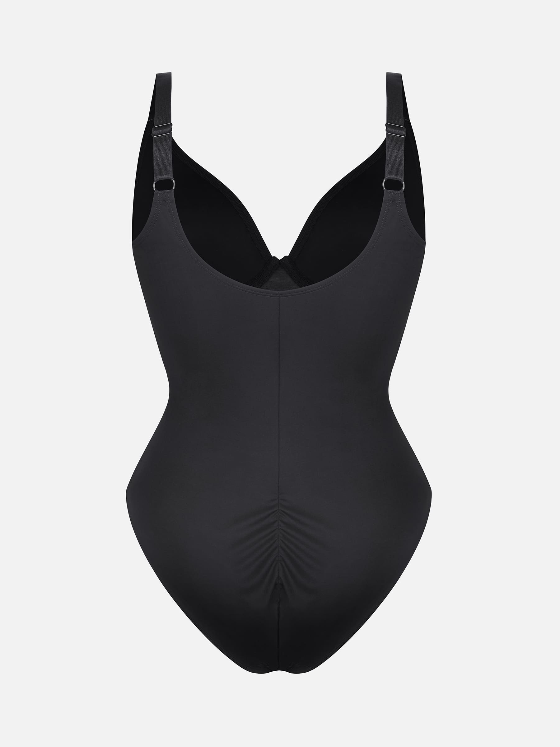 V Neck Tummy Control Shaping Bodysuit