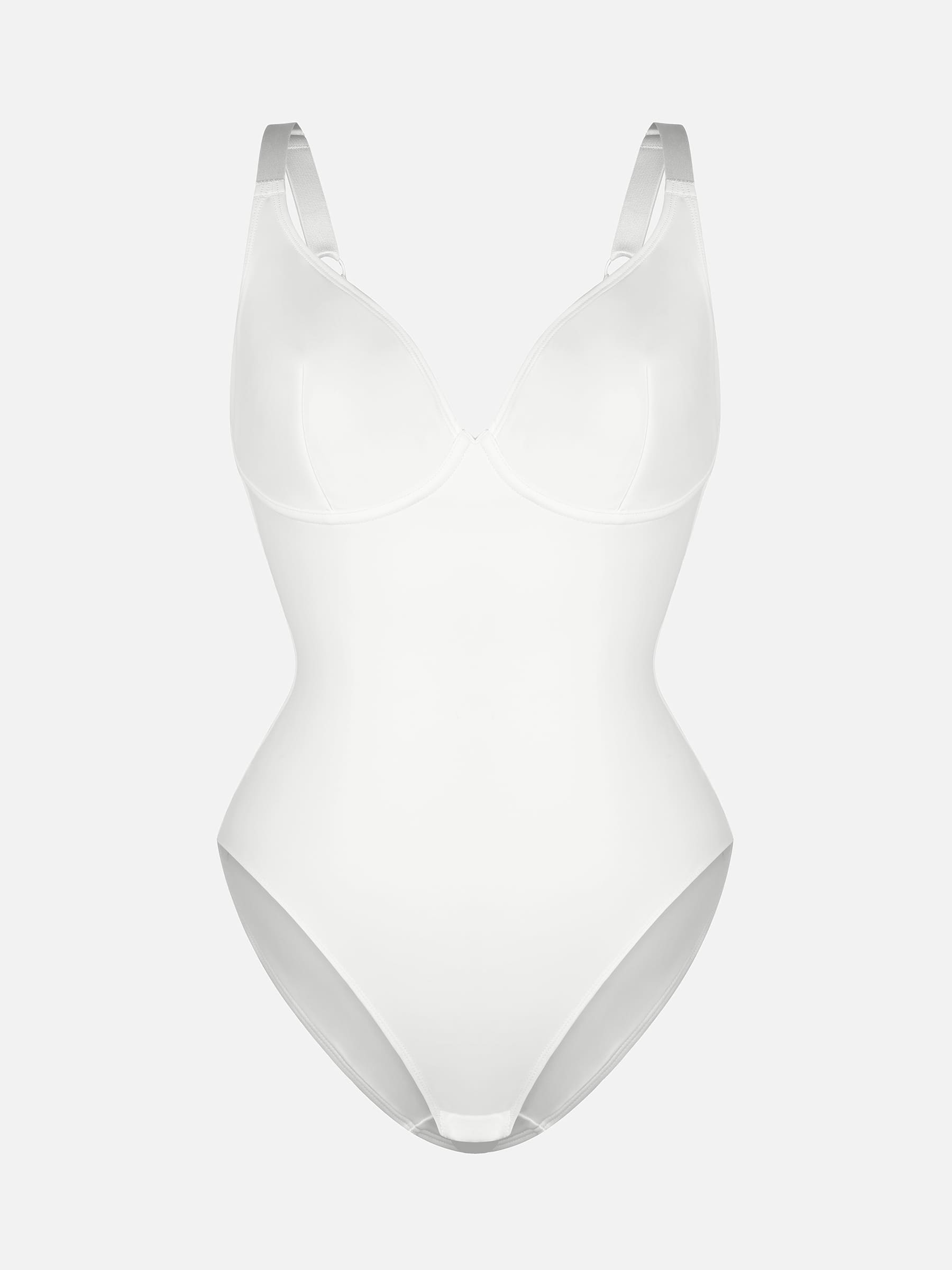 V Neck Tummy Control Shaping Bodysuit