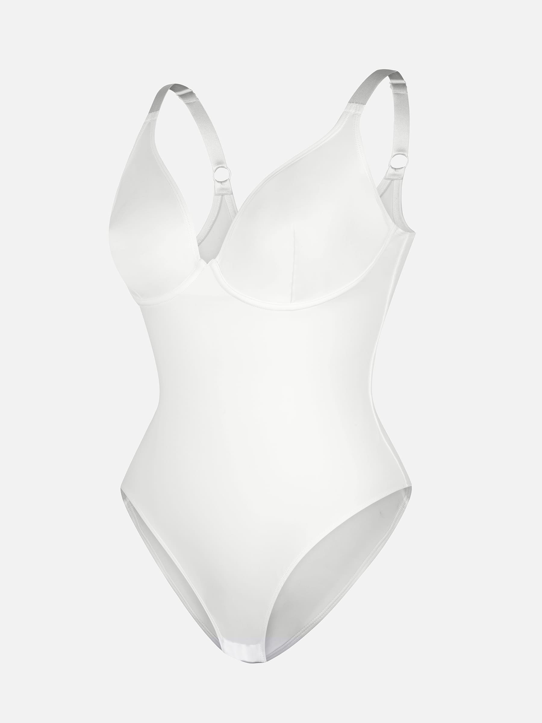 V Neck Tummy Control Shaping Bodysuit
