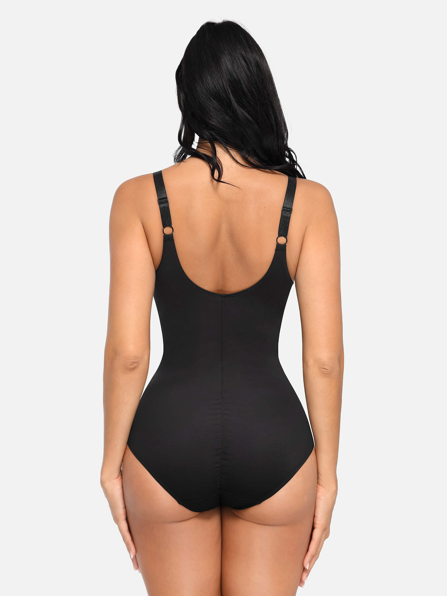 V Neck Tummy Control Shaping Bodysuit