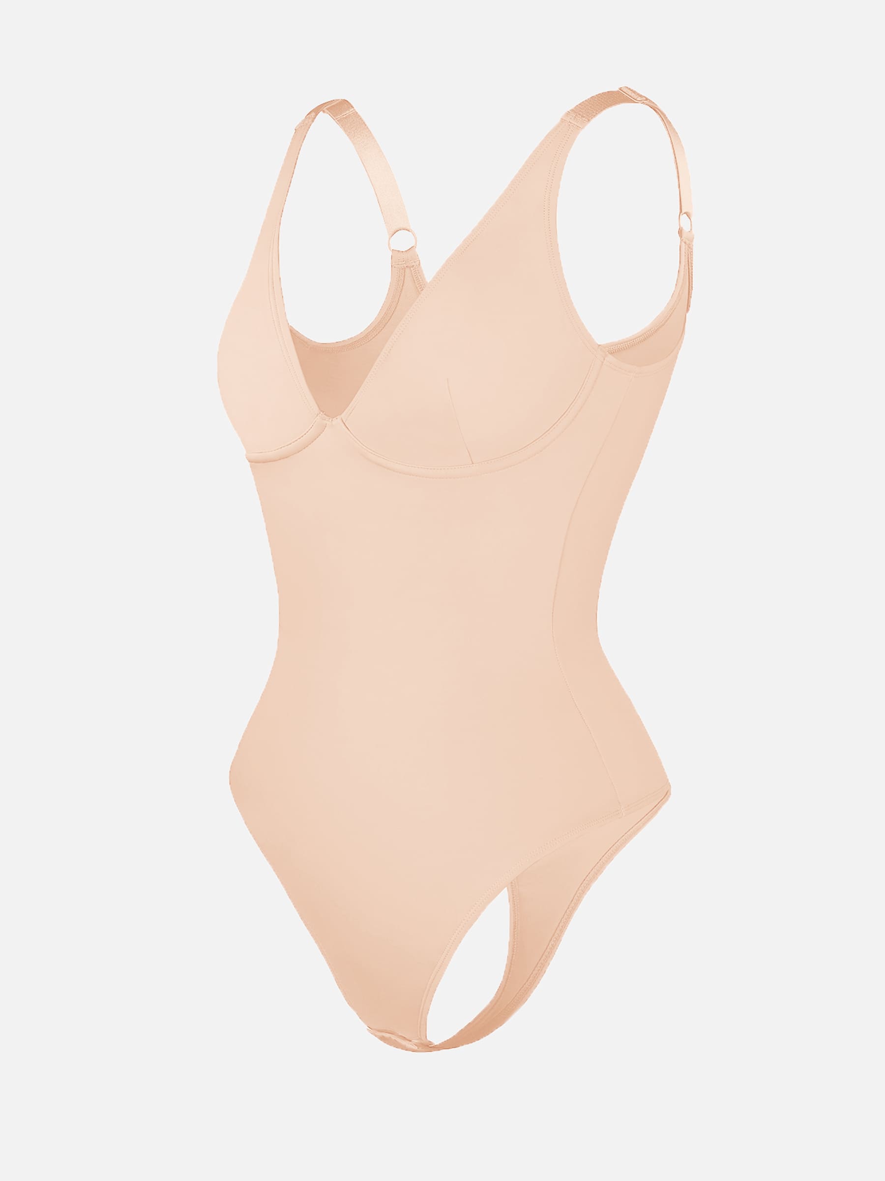 V Neck Tummy Control Shaping Bodysuit